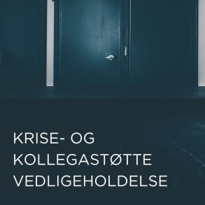 Krise- og Kollegast�tte - Vedligeholdelse